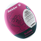 Satisfyer Masturbator Egg Bubble Compact Pleasure Device Pink Strokers - Cup|Egg